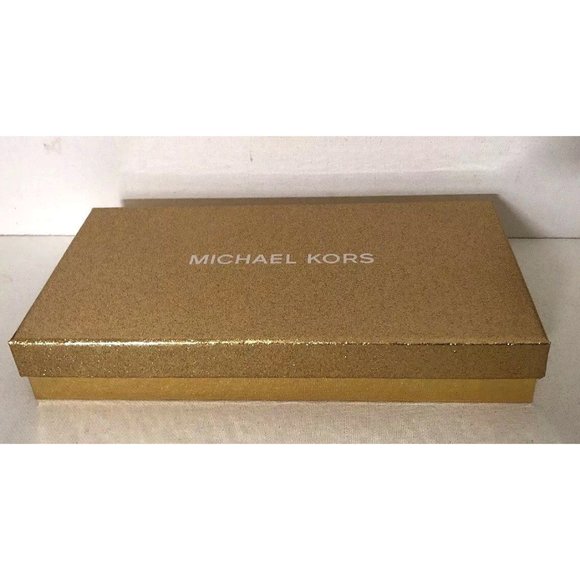 New Michael Kors Adele Zip Around Continental Wallet Leather Midnight / gift Box - Picture 7 of 7